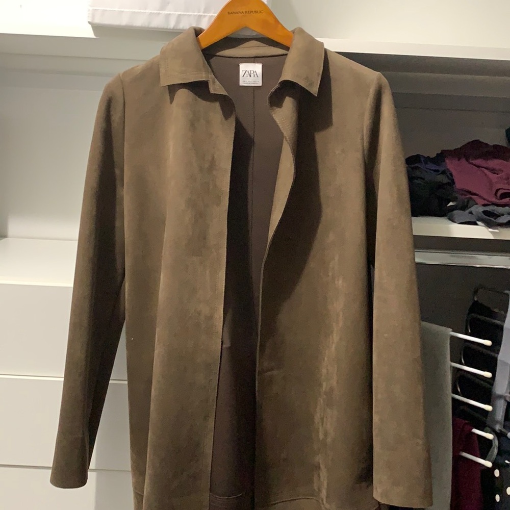 Zara unlined long coat for summer/fall. NWOT
